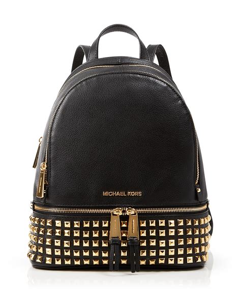 michael kors rhea studded backpack review|Michael Kors rhea backpack small.